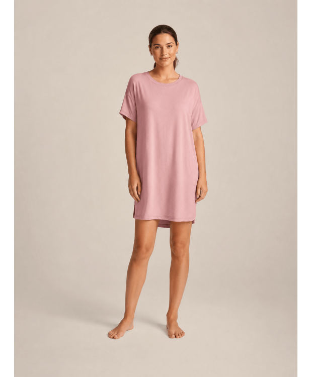 JBS of Denmark FSC Bambus Oversized T-shirt i Rose til Dame - Blød, Åndbar & Økologisk Komfort