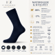 Iz sock Copenhagen premium uld strømper i navy | Ultra Soft