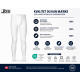 JBS lange underbukser i hvid med gylp til herre – M, L, XL, 2XL og 3XL