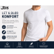 JBS light bomulds t-shirt i hvid til herre