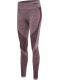 Hummel KADY Seamless High Waist Tights i Fudge Melange til kvinder
