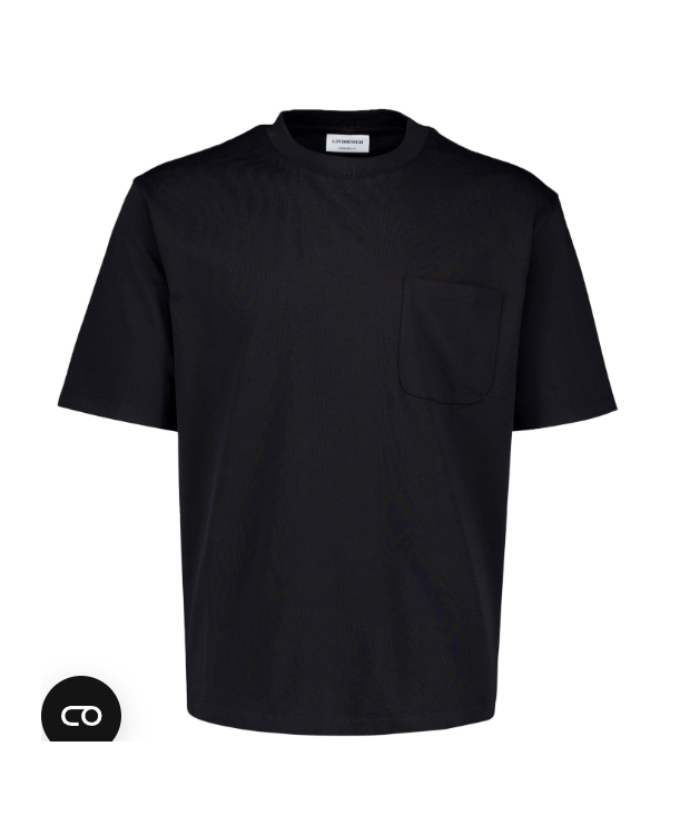 Lindbergh T-shirt O-neck oversized cropped i sort