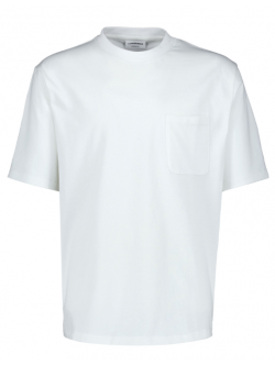 Lindbergh T-shirt O-neck oversized cropped i hvid