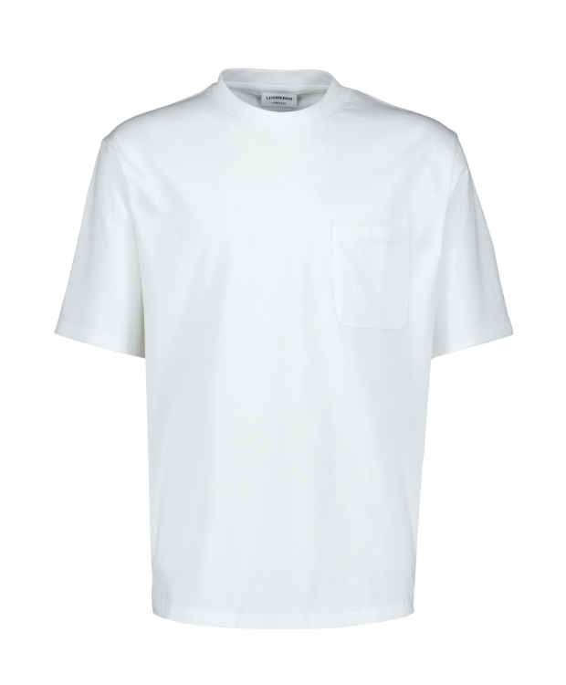 Lindbergh T-shirt O-neck oversized cropped i hvid