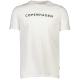 Lindbergh O-Neck T-shirt i hvid m. logo til herre
