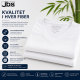 JBS T-shirts med V-hals i hvid 2-pak til herre – L og 2XL