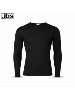 JBS langærmet bomulds t-shirt i sort til herre
