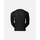 JBS langærmet bomulds t-shirt i sort med knapper til herre