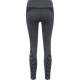 Hummel COCO Seamless Mid Waist Tights i Asphalt quiet shade melange til kvinder