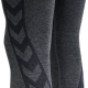 Hummel COCO seamless mid waist tights Asphalt/Quiet Shade Melange til kvinder – XS