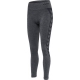 Hummel COCO Seamless Mid Waist Tights i Asphalt quiet shade melange til kvinder