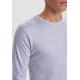 Dovre grå bomulds-T-shirt med rund hals til herre – S–2XL