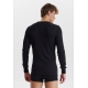 Dovre  bomulds T-shirt i sort med rund hals til herre