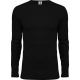 Dovre  bomulds T-shirt i sort med rund hals til herre