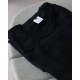 Dovre  bomulds T-shirt i sort med rund hals til herre