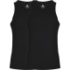 Dovre bambus singlet-undertrøjer 2-pak sort til herre – S, M, L, XL og 2XL