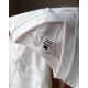  DOVRE Bomuld T-shirt i Hvid med V-hals til Herre – 100% Bomuld