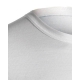 Dovre hvid bomulds-T-shirt med rund hals og 1/4-ærmer til herre – S–2XL
