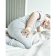 JBS of Denmark kortærmet bodystocking i grå til baby | FSC bambus