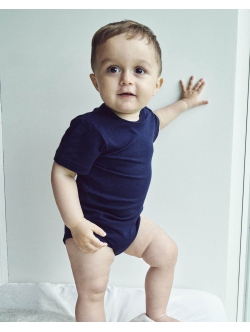JBS of Denmark kortærmet bodystocking i 1500-35-49til baby | FSC bambus