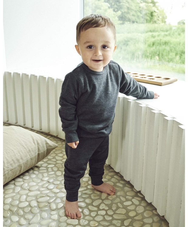 JBS of Denmark FSC Bambus Sweatshirt i Mørkegrå til Baby
