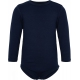 JBS of Denmark langærmet bodystocking i navy til baby | FSC bambus