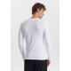 JBS hvid langærmet Grandad T-shirt til herre – aktive størrelser XL, 2XL og 3XL