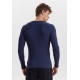 JBS navy langærmet Grandad T-shirt til herre – aktive størrelser S, M, L og XXL