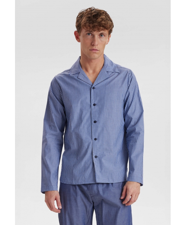JBS Pyjamas Woven i Blå til Herre – 100% Bomuld & Klassisk Komfort