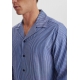 JBS blå Woven pyjamassæt til herre – aktive størrelser S, M, L, 2XL og 3XL