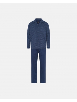  JBS pyjamas woven med vævet bomuld i multifarver til herre.
