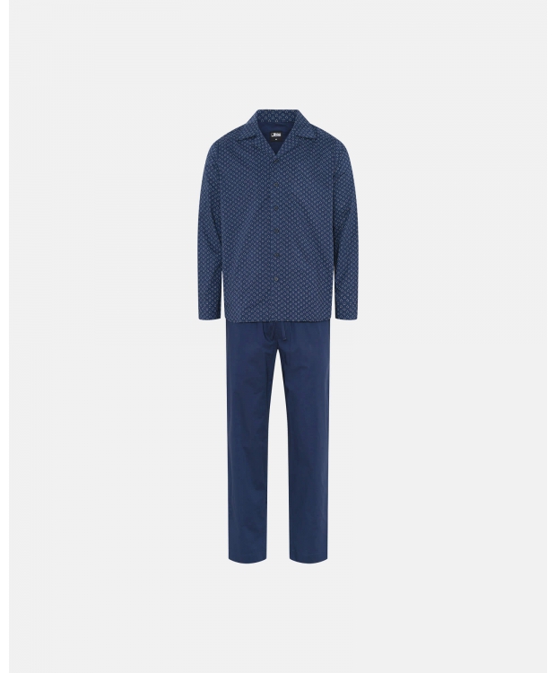 JBS Pyjamas Woven i Multifarver til Herre – 100% Bomuld & Klassisk Komfort