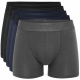 Resteröds 5-pak sorte boxershorts til herre – S-2XL