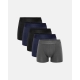 RESTERÖDS 5-pak boxershorts i sort til herre