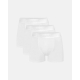 Resteröds 3-pak hvide bambus-boxershorts til herre – S-2XL