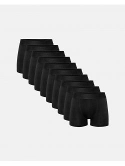 Resteröds 10-pak sorte bambus-boxershorts til herre – S-2XL