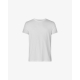 Resteröds hvid bambus-T-shirt med rund hals til herre – S-2XL