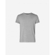 Resteröds grå bambus-T-shirt med rund hals til herre – S-2XL
