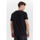 RESTERÖDS bambus T-shirt i sort med rund hals til herre