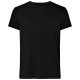 RESTERÖDS bambus T-shirt i sort med rund hals til herre