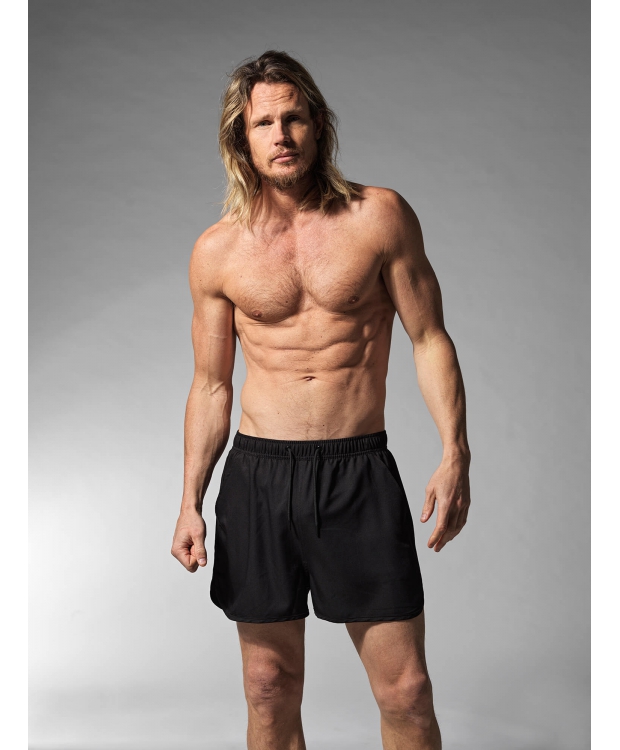 Resteröds Badeshorts Premium  i Sort til Herre – Hurtigtørrende & Komfortable