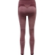 Hummel Clea Seamless Mid Waist Tights i Fudge/woodrose melange til kvinder