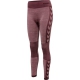 Hummel Clea Seamless Mid Waist Tights i Fudge/woodrose melange til kvinder