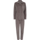 Decoy pyjamassæt med velour i brun til kvinder