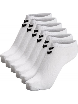 Hummel Chevron 6pak korte ankelstrømper i hvid
