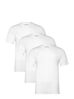 BOSS 3pak t-shirt hvid til herre