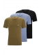 BOSS 3pak t-shirts i multifarvet til herre