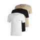 BOSS 3pak bomuld t-shirts i forskellige farver til herre | Regular fit