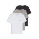 BOSS 3pak bomuld t-shirts i grå nuancer | Regular fit