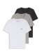 BOSS 3pak bomuld t-shirts i grå nuancer | Regular fit